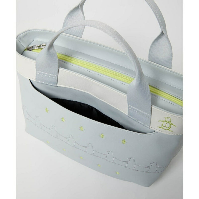 ベストスポーツ Munsingwear（マンシングウェア）製品。Munsingwear 合皮素材ペンギン刺繍カートバッグ 25FW MG5FTT42L