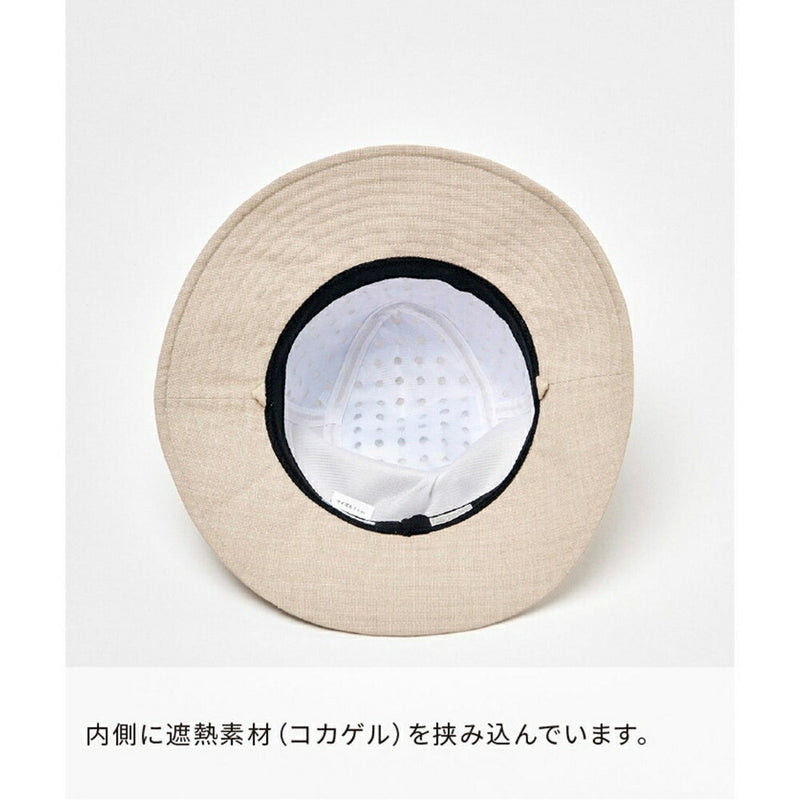 ベストスポーツ Munsingwear（マンシングウェア）製品。Munsingwear コカゲル コンパクト収納UVハット 25SS MG5SCP71L
