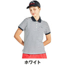 ベストスポーツ Munsingwear（マンシングウェア）製品。Munsingwear SEASON COLLECTION SUNSCREEN 先染めボーダー鹿子半袖ポロシャツ 25SS MG5SHS52L