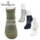 ベストスポーツ Munsingwear（マンシングウェア）製品。Munsingwear アンクル丈 ペンギン柄ジャカードソックス 25SS MG5SSO13M