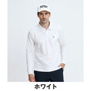ベストスポーツ Munsingwear（マンシングウェア）製品。Munsingwear 吸汗速乾ドット鹿の子長袖ポロシャツ 26FW MG6FLS32M