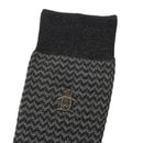 ベストスポーツ Munsingwear（マンシングウェア）製品。Munsingwear STANDARD COLLECTION クルー丈 地柄ソックス 26FW MG6FSO13M