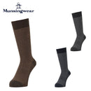 ベストスポーツ Munsingwear（マンシングウェア）製品。Munsingwear STANDARD COLLECTION クルー丈 地柄ソックス 26FW MG6FSO13M