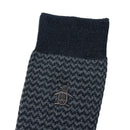ベストスポーツ Munsingwear（マンシングウェア）製品。Munsingwear STANDARD COLLECTION クルー丈 地柄ソックス 26FW MG6FSO13M