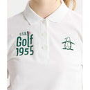 ベストスポーツ Munsingwear（マンシングウェア）製品。Munsingwear マナードxSUNSCREENベア鹿子半袖ポロシャツ 26SS MG6SHS36L