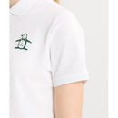 ベストスポーツ Munsingwear（マンシングウェア）製品。Munsingwear マナードxSUNSCREENベア鹿子半袖ポロシャツ 26SS MG6SHS36L