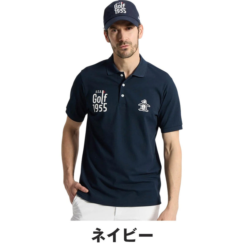 Munsingwear マナードxSUNSCREENベア鹿子半袖ポロシャツ 26SS