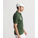 ベストスポーツ Munsingwear（マンシングウェア）製品。Munsingwear マナードxSUNSCREENベア鹿子半袖ポロシャツ 26SS MG6SHS38M