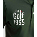 ベストスポーツ Munsingwear（マンシングウェア）製品。Munsingwear マナードxSUNSCREENベア鹿子半袖ポロシャツ 26SS MG6SHS38M