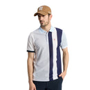 ベストスポーツ Munsingwear マナードxSunscreen NIR 先染めストライプ半袖シャツ 26SS MG6SHS40M