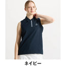 ベストスポーツ Munsingwear（マンシングウェア）製品。Munsingwear 吸汗速乾ドットメッシュスキッパーノースリーブシャツ 26SS MG6SHS43L