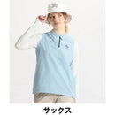 ベストスポーツ Munsingwear（マンシングウェア）製品。Munsingwear 吸汗速乾ドットメッシュスキッパーノースリーブシャツ 26SS MG6SHS43L