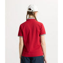 ベストスポーツ Munsingwear（マンシングウェア）製品。Munsingwear Sunscreen NIR フィラシスベア鹿の子半袖ポロシャツ 26SS MG6SHS44L