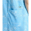 ベストスポーツ Munsingwear（マンシングウェア）製品。Munsingwear 高通気 Sunscreen NIR バンダナ総柄半袖ワンピース 26SS MG6SOP31L