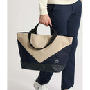 ベストスポーツ Munsingwear（マンシングウェア）製品。Munsingwear バイカラーダブルハンドルトートバッグ 26SS MG6STT00U