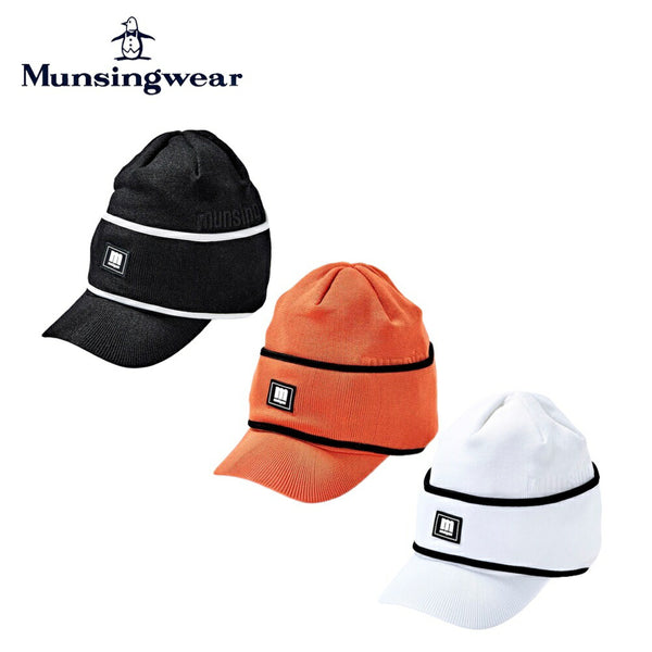 ゴルフ - ヘッドウェア Munsingwear（マンシングウェア）製品。Munsingwear 3WAY イヤーマフ＆ニットキャップ 23FW MEBWJC06W