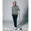 ベストスポーツ Munsingwear（マンシングウェア）製品。Munsingwear ENVOY 3Colors Penguin logo ゴルフコースカモフラ ジャカードセーター 23FW MEMWJL03P