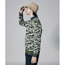 ベストスポーツ Munsingwear（マンシングウェア）製品。Munsingwear ENVOY 3Colors Penguin logo ゴルフコースカモフラ ジャカードセーター 23FW MEMWJL03P