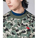 ベストスポーツ Munsingwear（マンシングウェア）製品。Munsingwear ENVOY 3Colors Penguin logo ゴルフコースカモフラ ジャカードセーター 23FW MEMWJL03P