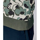 ベストスポーツ Munsingwear（マンシングウェア）製品。Munsingwear ENVOY 3Colors Penguin logo ゴルフコースカモフラ ジャカードセーター 23FW MEMWJL03P