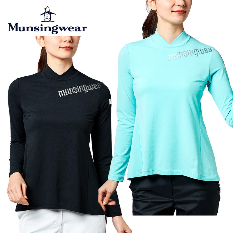 ベストスポーツ Munsingwear（マンシングウェア） ENVOY スパークドライ鹿の子ブラトップモックネックシャツ 22FW MEWUJB02