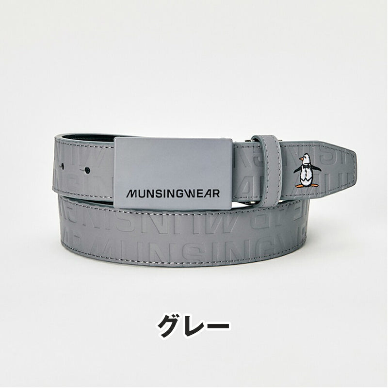 ベストスポーツ Munsingwear（マンシングウェア）製品。Munsingwear ロゴエンボス加工 ベルト 24FW MG4FBL20M