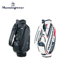 ベストスポーツ Munsingwear（マンシングウェア）製品。Munsingwear 9.5型ビッグロゴキャディバッグ 25SS MG4FCB05M
