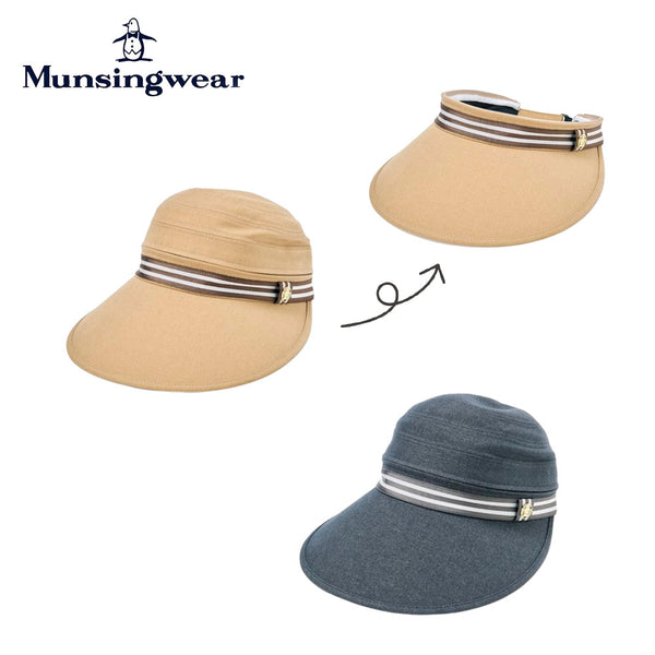 割引対象商品（3,000円以上） Munsingwear（マンシングウェア）製品。Munsingwear UVケア 2WAYジョッキーキャップ 24FW MG4FCP03L