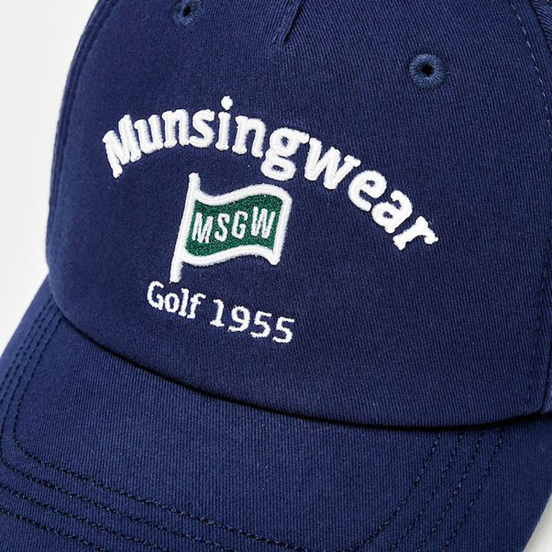 ベストスポーツ Munsingwear（マンシングウェア）製品。Munsingwear バイオウォッシュ加工 ベースボールキャップ 24FW MG4FCP05M