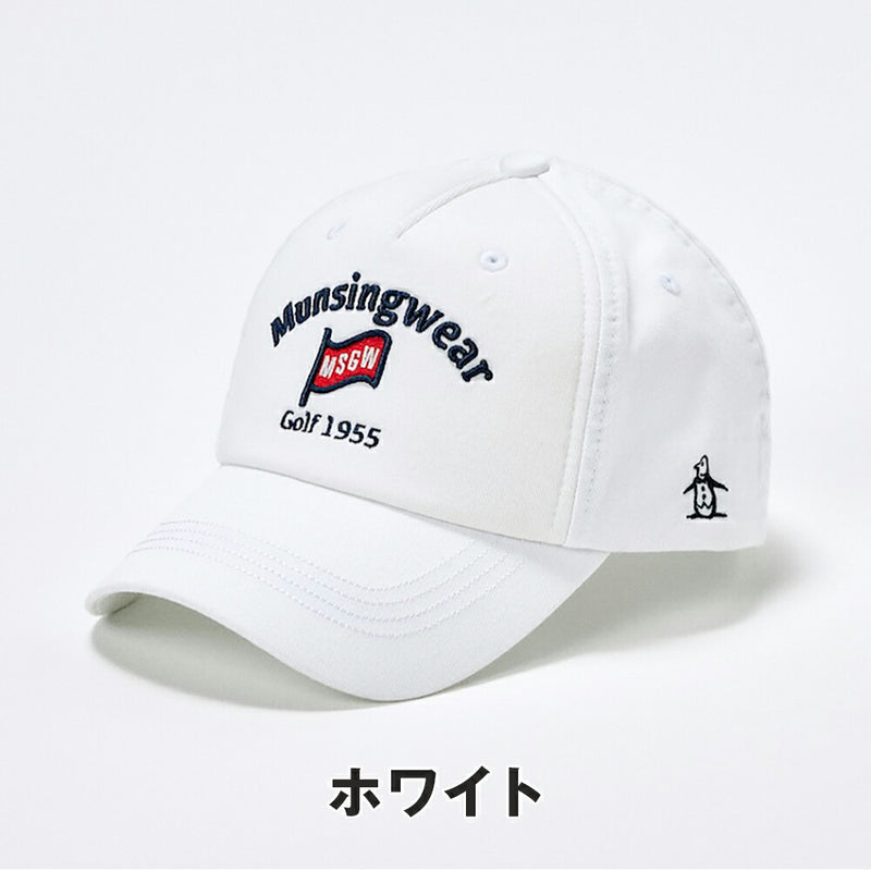 ベストスポーツ Munsingwear（マンシングウェア）製品。Munsingwear バイオウォッシュ加工 ベースボールキャップ 24FW MG4FCP05M