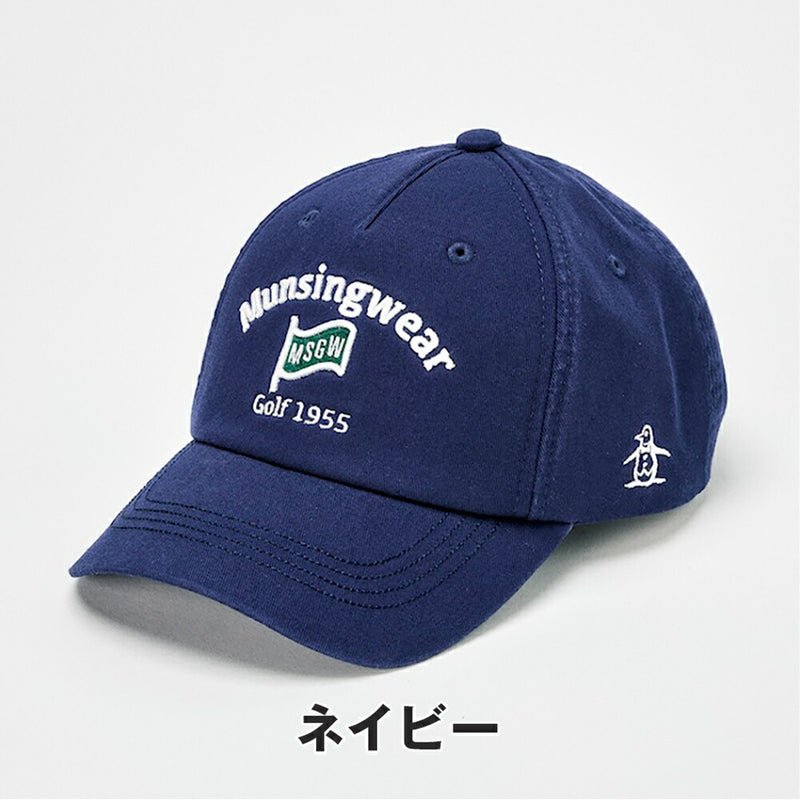 ベストスポーツ Munsingwear（マンシングウェア）製品。Munsingwear バイオウォッシュ加工 ベースボールキャップ 24FW MG4FCP05M