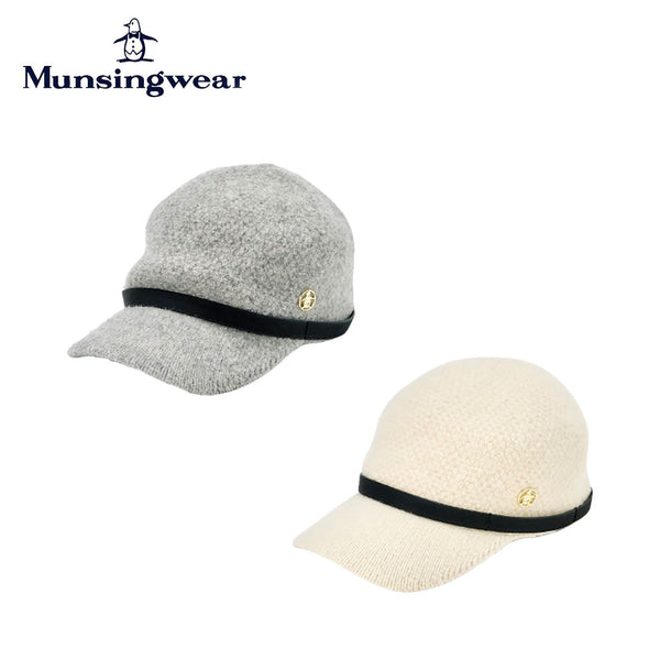 割引対象商品（3,000円以上） Munsingwear（マンシングウェア）製品。Munsingwear ウール混 サーモキャップ 24FW MG4FCP41L