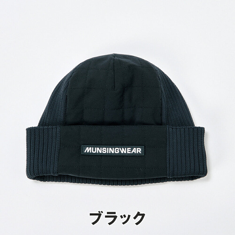 ベストスポーツ Munsingwear（マンシングウェア）製品。Munsingwear 素材コンビ ニットワッチ 24FW MG4FCP45M