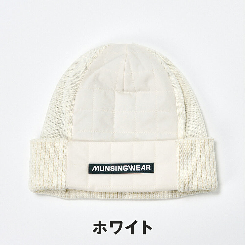 ベストスポーツ Munsingwear（マンシングウェア）製品。Munsingwear 素材コンビ ニットワッチ 24FW MG4FCP45M