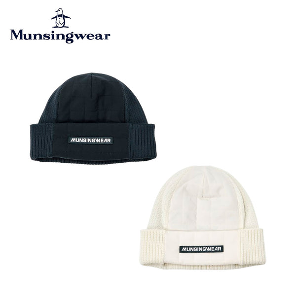 割引対象商品（3,000円以上） Munsingwear（マンシングウェア）製品。Munsingwear 素材コンビ ニットワッチ 24FW MG4FCP45M