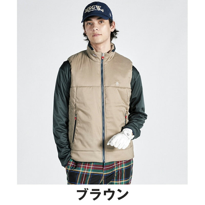 ベストスポーツ Munsingwear（マンシングウェア）製品。Munsingwear SEASON COLLECTION HEAT NAVI 中わたベストx軽量ブルゾン3WAYアウター 24FW MG4FJK23M