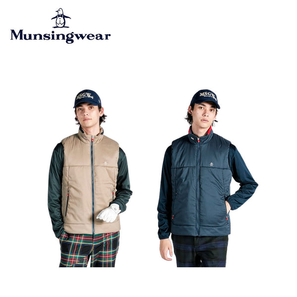 割引対象商品（3,000円以上） Munsingwear（マンシングウェア）製品。Munsingwear SEASON COLLECTION HEAT NAVI 中わたベストx軽量ブルゾン3WAYアウター 24FW MG4FJK23M