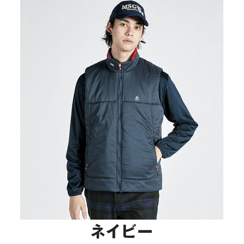 ベストスポーツ Munsingwear（マンシングウェア）製品。Munsingwear SEASON COLLECTION HEAT NAVI 中わたベストx軽量ブルゾン3WAYアウター 24FW MG4FJK23M