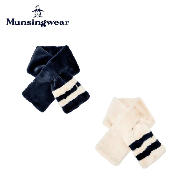 割引対象商品（3,000円以上） Munsingwear（マンシングウェア）製品。Munsingwear リバーシブル マフラー 24FW MG4FNW00L