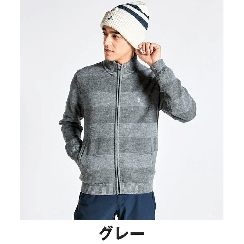 ベストスポーツ Munsingwear（マンシングウェア）製品。Munsingwear 防風裏地付き ニットブルゾン 24FW MG4FST23M