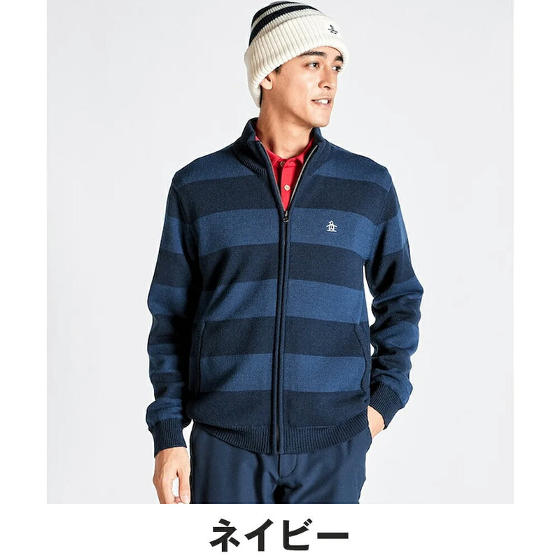 ベストスポーツ Munsingwear（マンシングウェア）製品。Munsingwear 防風裏地付き ニットブルゾン 24FW MG4FST23M