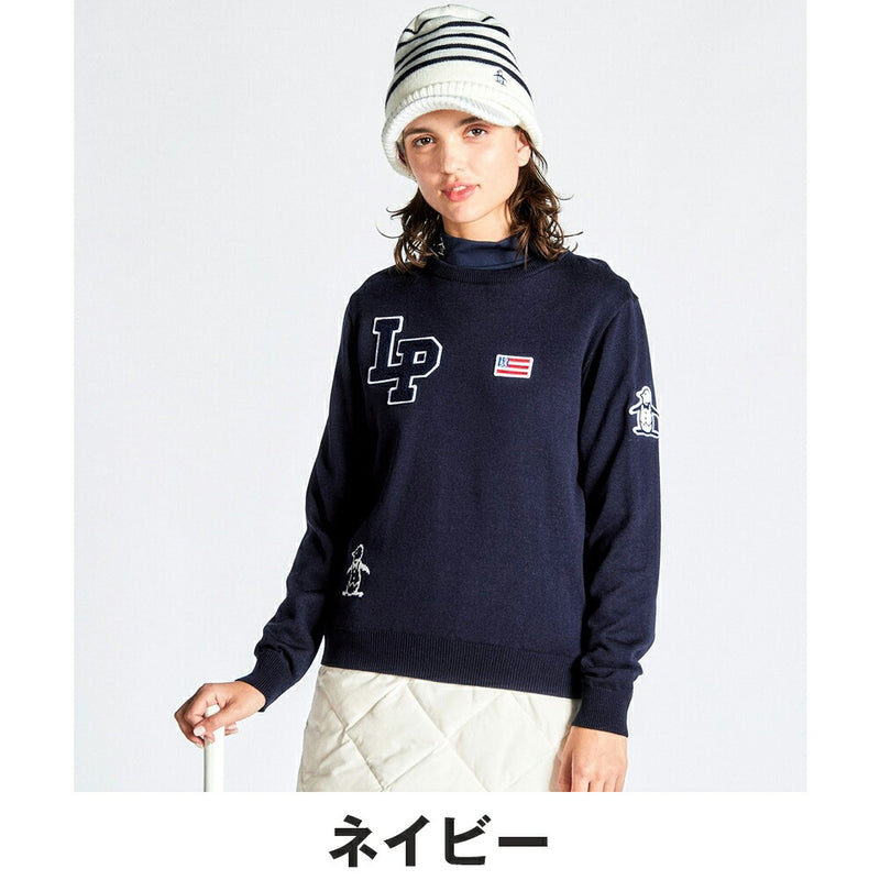 ベストスポーツ Munsingwear（マンシングウェア）製品。Munsingwear SEASON COLLECTION 吸湿発熱ワッペンセーター 24FW MG4FST26L