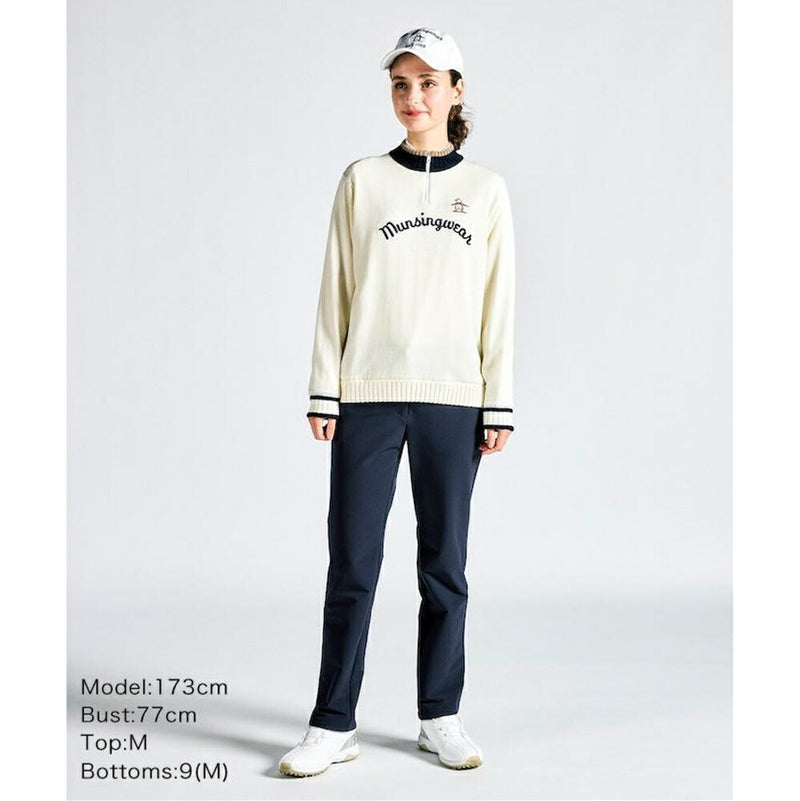 ベストスポーツ Munsingwear（マンシングウェア）製品。Munsingwear SEASON COLLECTION 防風ハーフジップセーター 24FW MG4FST81L