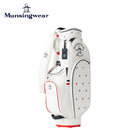 ベストスポーツ Munsingwear（マンシングウェア）製品。Munsingwear 合皮素材フラッグ飛び柄キャディバッグ 25SS MG5SCB02L