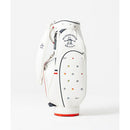 ベストスポーツ Munsingwear（マンシングウェア）製品。Munsingwear 合皮素材フラッグ飛び柄キャディバッグ 25SS MG5SCB02L