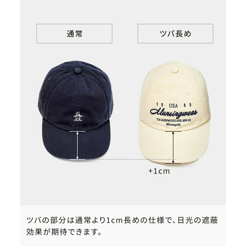 ベストスポーツ Munsingwear（マンシングウェア）製品。Munsingwear オニペジ ロングバイザーベースボールキャップ 25SS MG5SCP01U