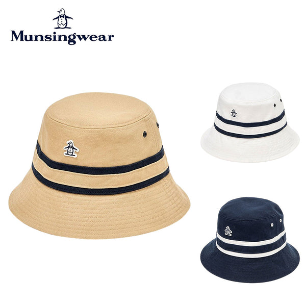 ゴルフ用品 2025年春夏 Munsingwear（マンシングウェア）製品。Munsingwear コットンオックス バケットハット 25SS MG5SCP70U