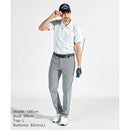 ベストスポーツ Munsingwear（マンシングウェア）製品。Munsingwear 吸汗速乾フラッグモチーフジャガード半袖ポロシャツ 25SS MG5SHS21M