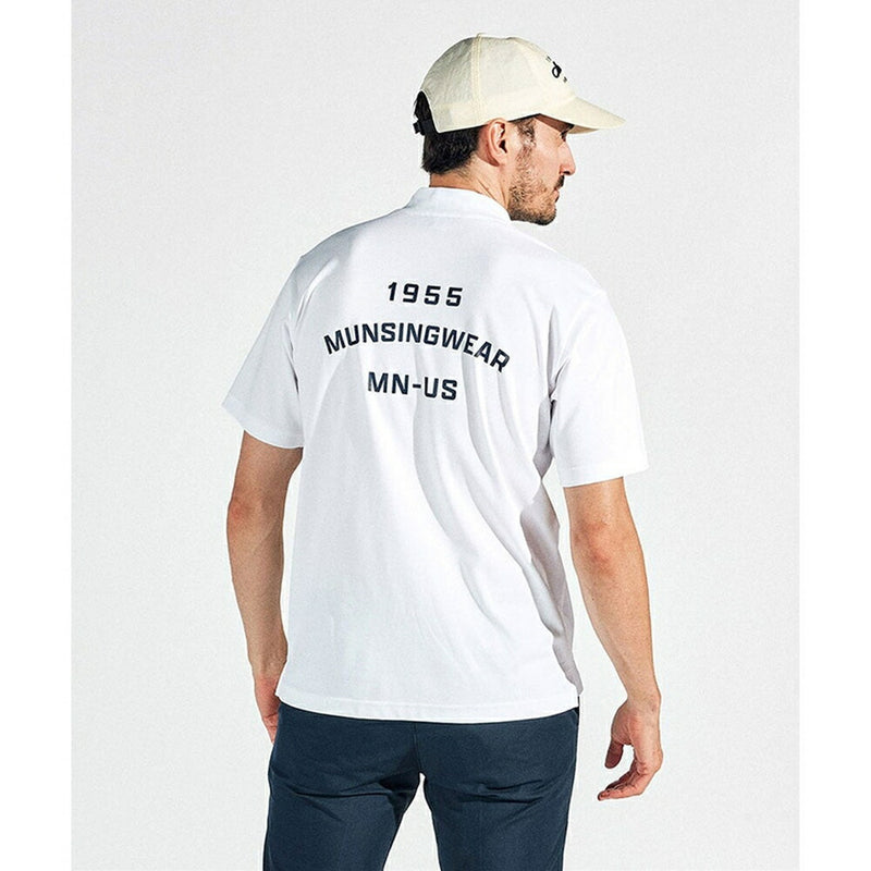 ベストスポーツ Munsingwear（マンシングウェア）製品。Munsingwear サンスクリーンモックネックグラフィックプリントシャツ 25SS MG5SHS23M