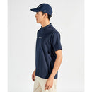 ベストスポーツ Munsingwear（マンシングウェア）製品。Munsingwear サンスクリーンモックネックグラフィックプリントシャツ 25SS MG5SHS23M